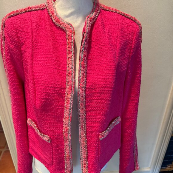 CAbi Jackets & Blazers - Cabi Pink Tweed Ballroom Jacket NWOT Sz M